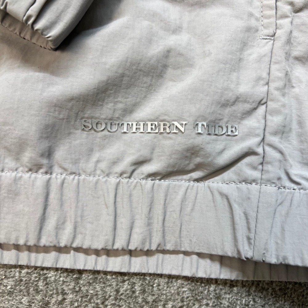 Southern Tide Light Gray Windbreaker - Picture 3 of 12
